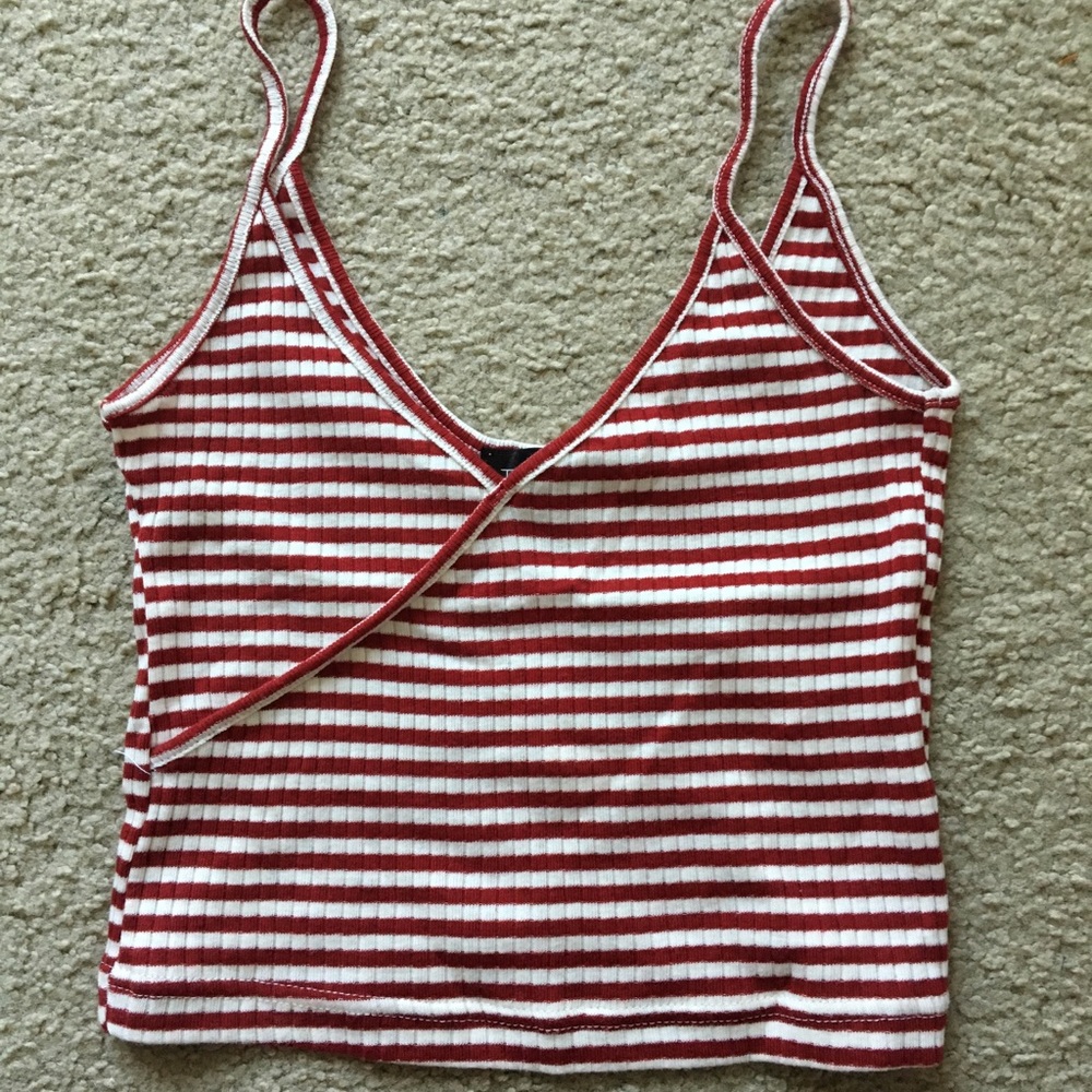 Striped crop top